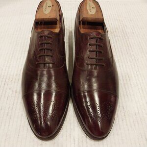 BALLY men's size 8.5 N brown Oxford.